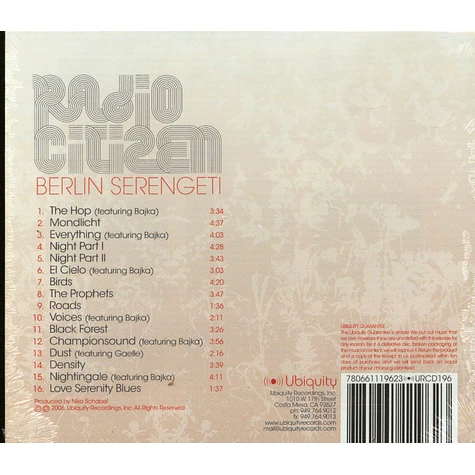 Radio Citizen - Berlin Serengeti