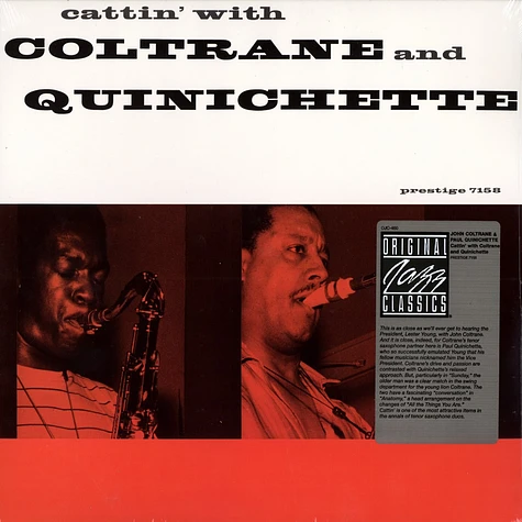 John Coltrane & Paul Quinichette - Cattin' With Coltrane And Quinichette
