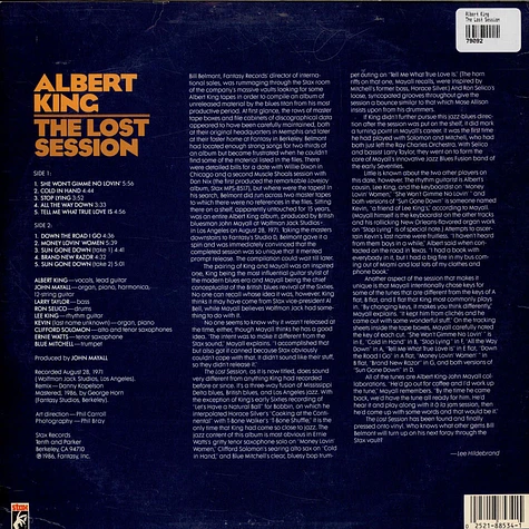 Albert King - The Lost Session