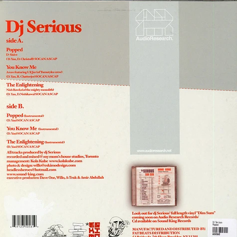 DJ Serious - Popped