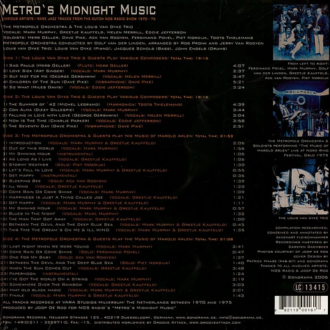 V.A. - Metro's Midnight Music