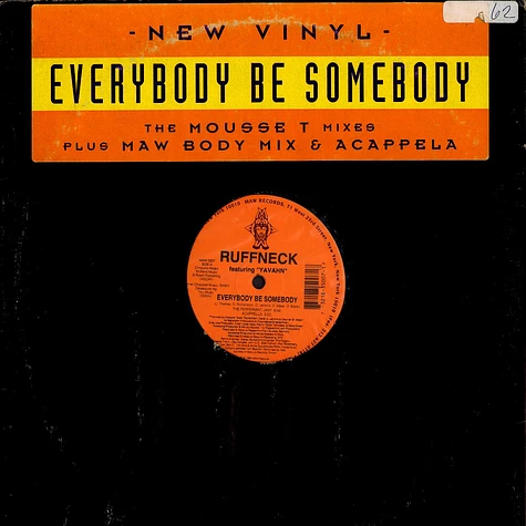 Ruffneck - Everybody be somebody feat. Yavahn