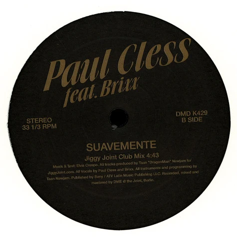 Paul Cless - Suavemente feat. Brixx