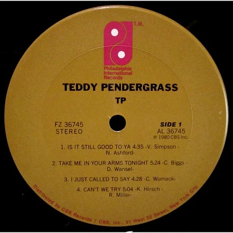 Teddy Pendergrass - TP