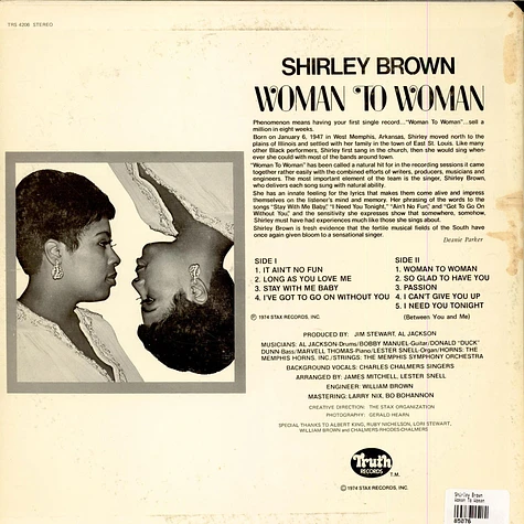 Shirley Brown - Woman To Woman