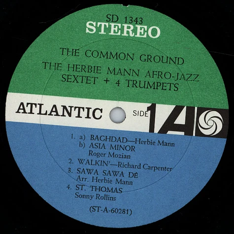 Herbie Mann Afro-Jazz Sextett + The Four Trumpets - The Common Ground
