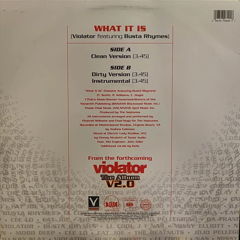 Violator Featuring Busta Rhymes - What It Is