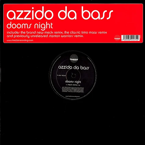 Azzido Da Bass - Dooms night remixes