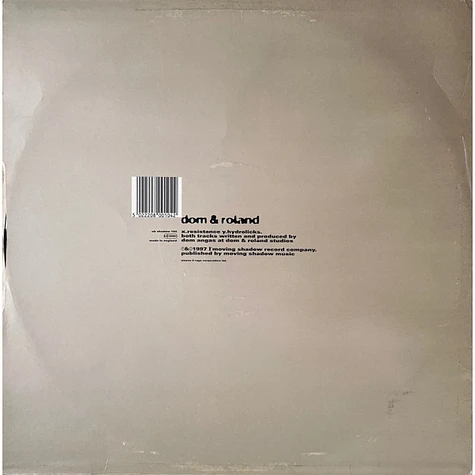 Dom & Roland - Resistance / Hydrolicks