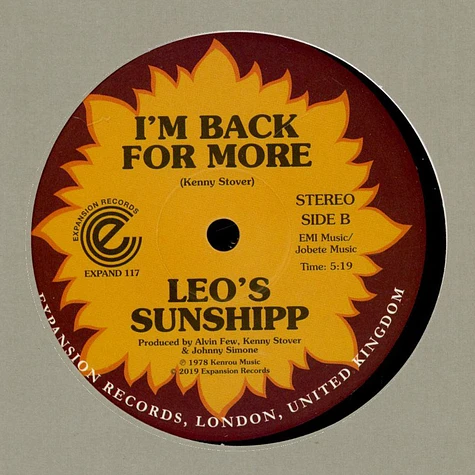 Leos Sunshipp - Give Me The Sunshine