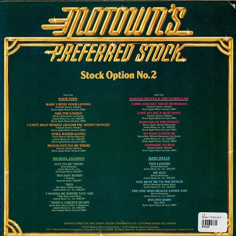 V.A. - Motown's Preferred Stock - Stock Option No. 2