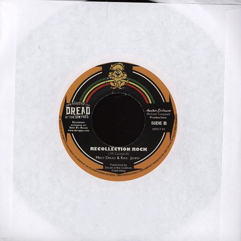 Hopeton Lindo / Mikey Dread & King Jammy - Black history / recollection rock