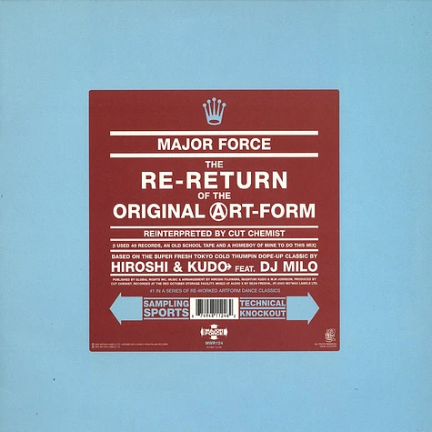 Major Force - The Re-Return Of The Original Artform Cut Chemist Remix