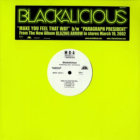 Blackalicious - Make you feel that way