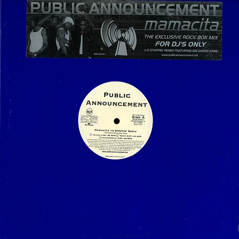 Public Announcement - Mamacita remixes