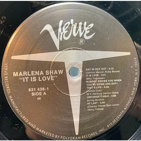 Marlena Shaw - It Is Love - Recorded Live On Vine St.