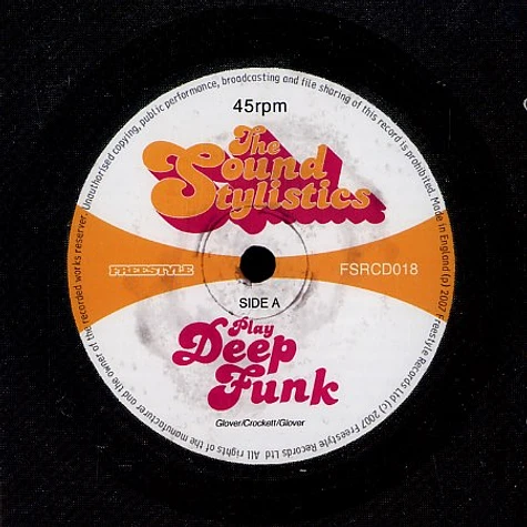 The Sound Stylistics - Play deep funk