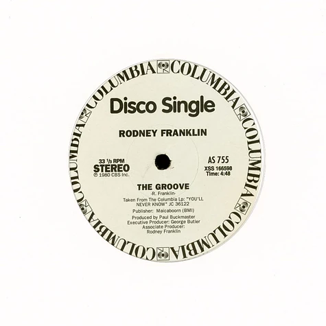 Rodney Franklin / Willie Bobo - The Groove / Always There