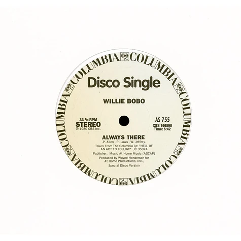 Rodney Franklin / Willie Bobo - The Groove / Always There