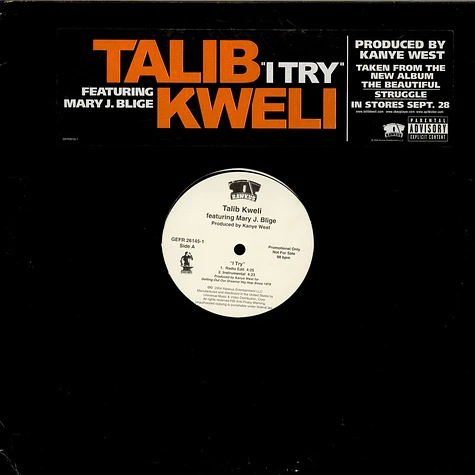 Talib Kweli Featuring Mary J. Blige - I Try