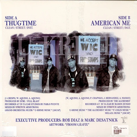 U-Krime - Thug Time / American Me
