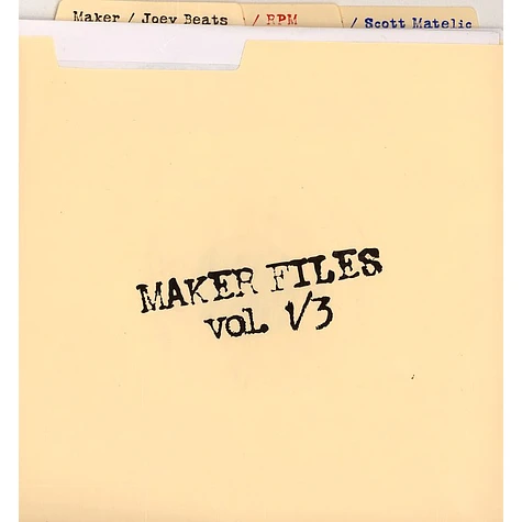 Maker - Maker Files Volumes 1-3