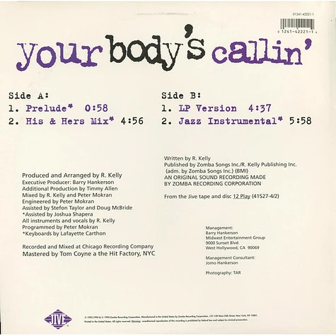 R. Kelly - Your Body's Callin'