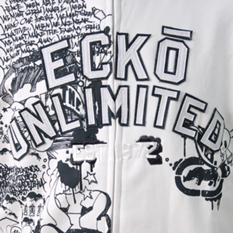 Ecko Unltd. - So one sided zip-up hoodie
