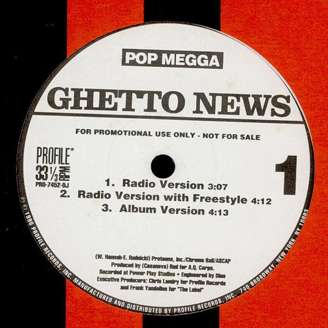 Pop Megga - Ghetto News