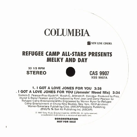 Refugee Camp All Stars Presents Melky And Day - Love Jones