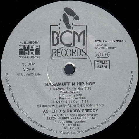 Asher D & Daddy Freddy - Ragamuffin Hip-Hop