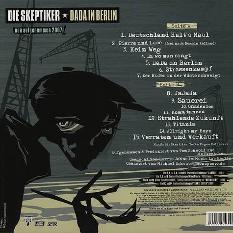 Die Skeptiker - Dada in Berlin - Tondokumente 2007