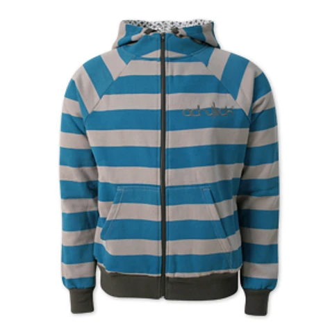 Acrylick - Striped zip-up hoodie