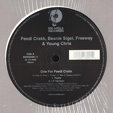 Peedi Crakk - One For Peedi Crakk
