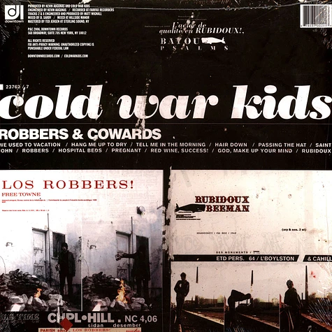 Cold War Kids - Robbers & cowards