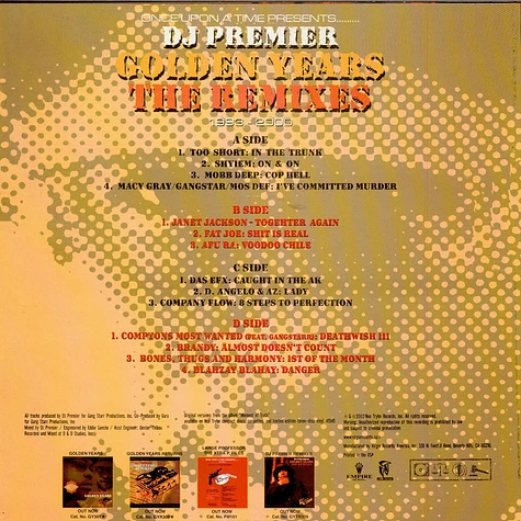 DJ Premier - Golden Years, The Remixes 1993 - 2000