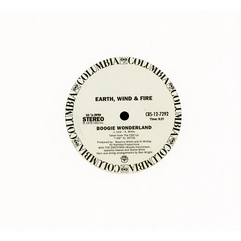 Earth, Wind & Fire - Boogie Wonderland / September