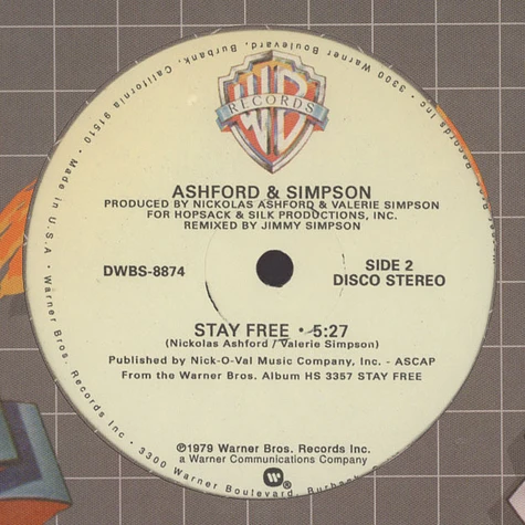 Ashford & Simpson - Found A Cure / Stay Free
