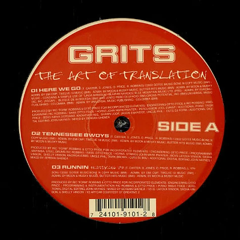 Grits - The art of translation EP