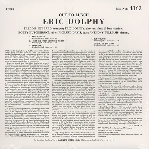 Eric Dolphy - Out To Lunch