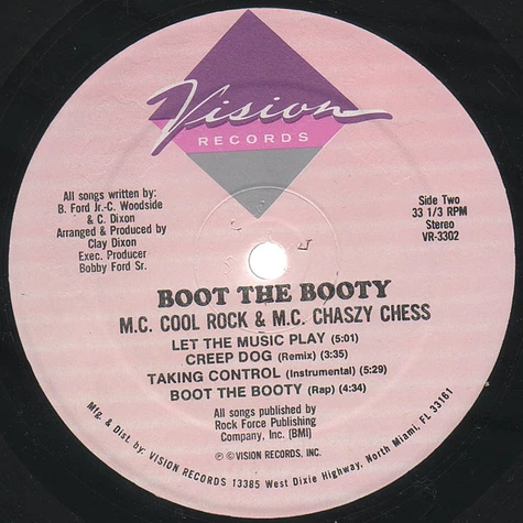 MC Cool Rock & MC Chaszy Chess - Boot The Booty