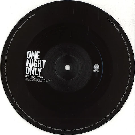 One Night Only - It's about time