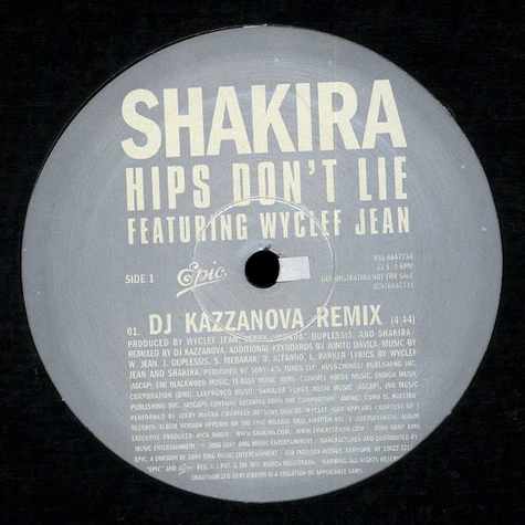 Shakira - Hips don't lie feat. Wyclef DJ Kazzanova remix