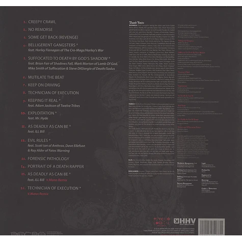 Necro - Death Rap Red Vinyl Edition