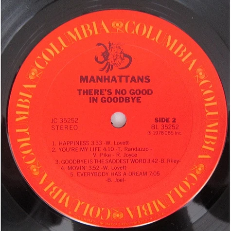 Manhattans - There's No Good In Goodbye