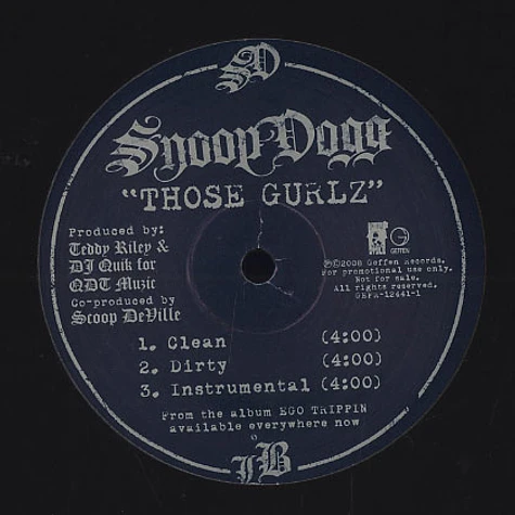 Snoop Dogg - Those gurlz