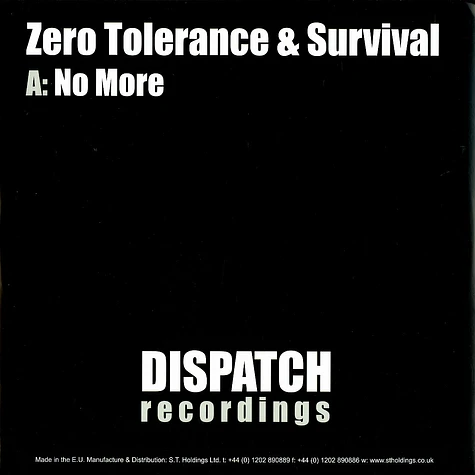 Zero Tolerance & Survival - No more