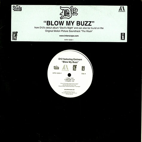 D12 - Blow my buzz feat. Eminem