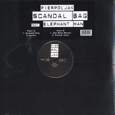 Pierpoljak - Scandal bag feat. Elephant Man
