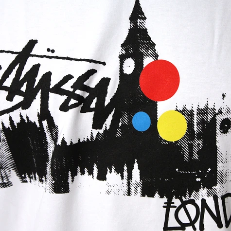 Stüssy - London clocktower T-Shirt